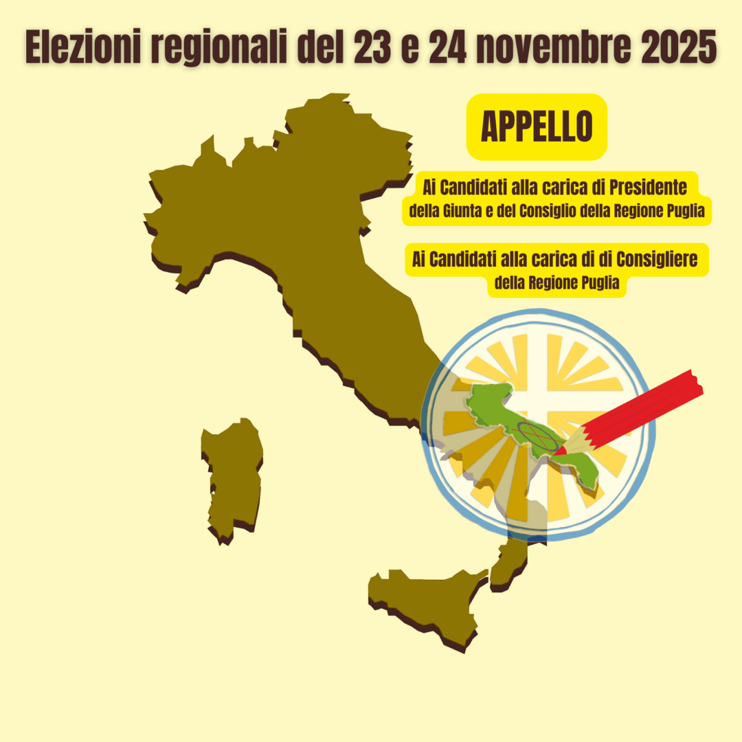 Elezioni regionali 2025: Appello ai Candidati